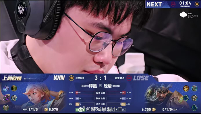 开云平台-小寒赛中落泪，赛后获鼓励继续加油|王者荣耀|电竞赛事讨论|JDG_新浪体育_新浪新闻